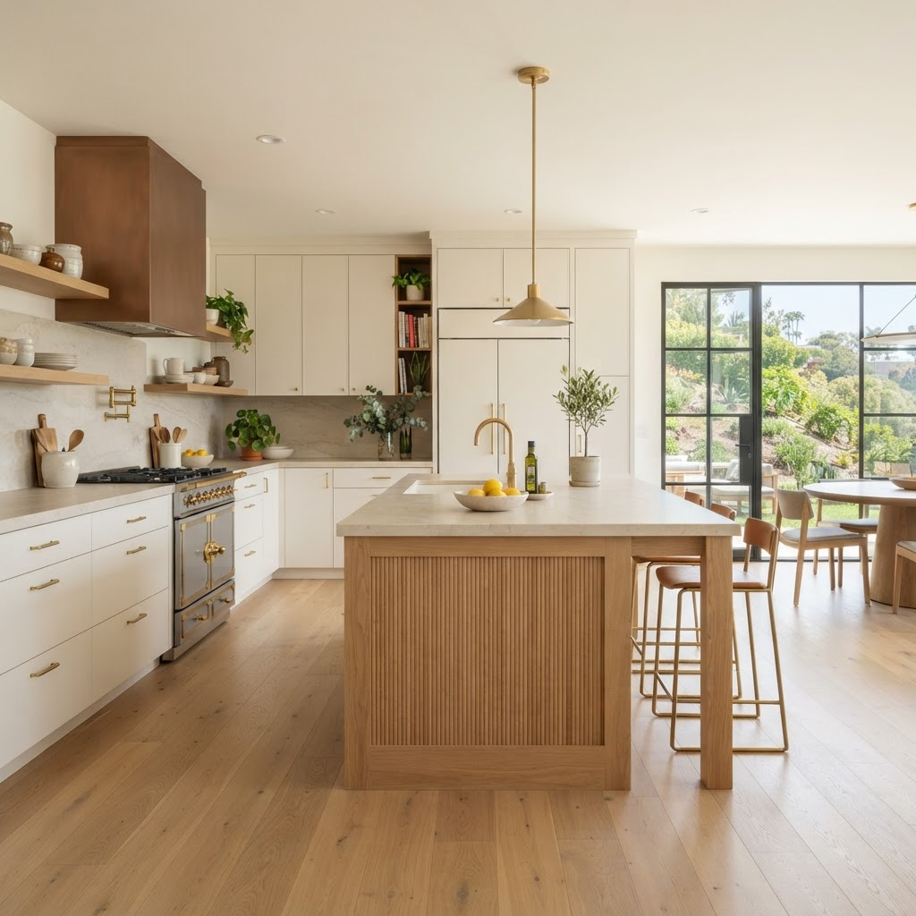 Kitchen Remodeling: Warm modern kitchen